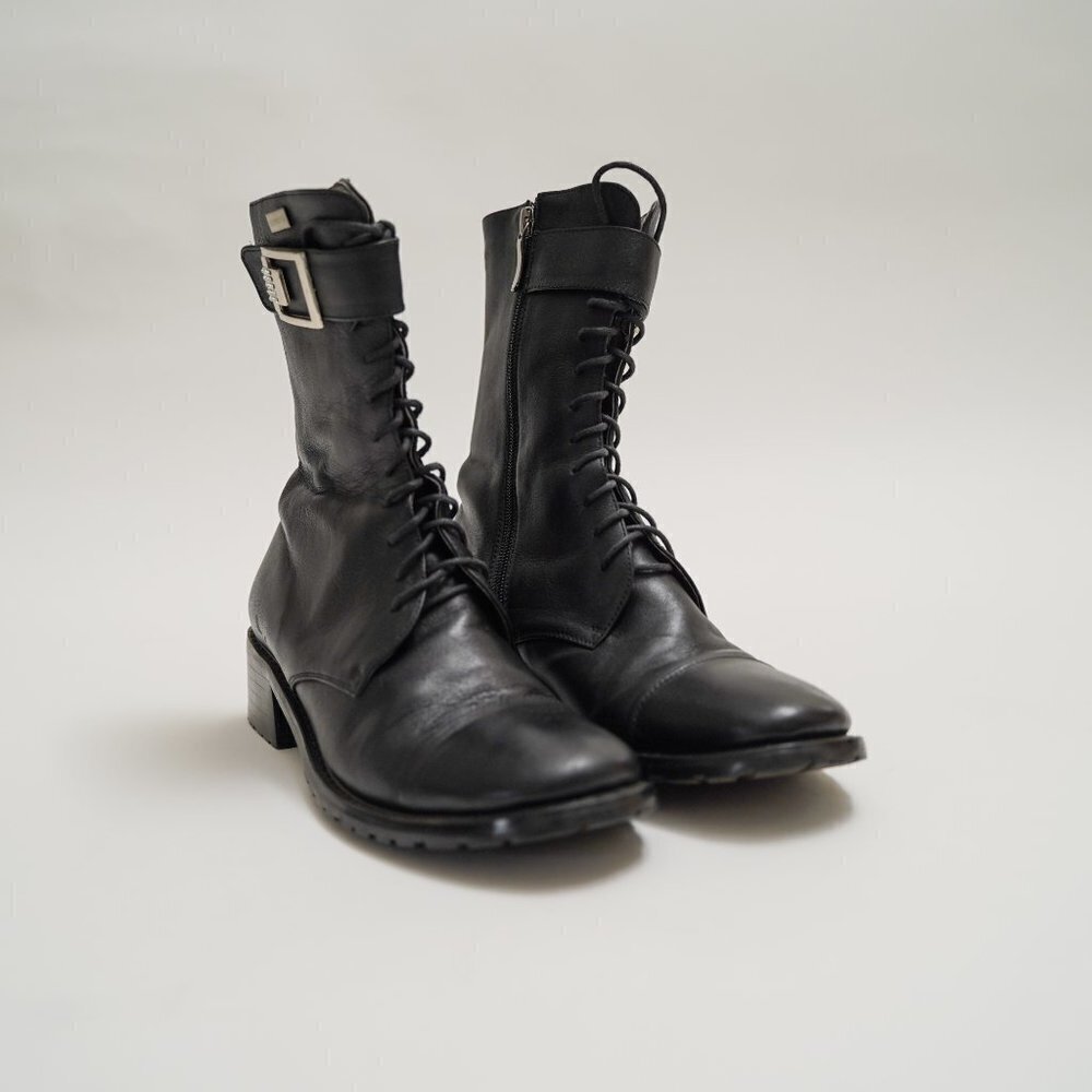 Vintage 1970's PLAYBOY Zip & Lace-Up Ankle Boots - Picture 2 of 13